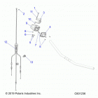 550 INDY EVO/ES (S20CBU5BSA/BSL) Engine, throttle control asm. - s20cbu5bsa  /  bsl...