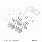 850 MATRYX SWITCHBACK ASSAULT 146/INTL (S21TLC8RS/8RE) Engine, reed valve and throttle body adaptor - s21...