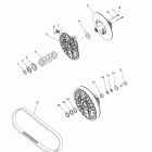 550 LXT ES Drive train, clutch, secondary - s20ced5bsl  /  bs...