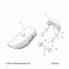 550 LXT ES Body, seat and backrest - s20ced5bsl  /  bsu (c601...