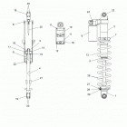 600 SWITCHBACK XCR ALL OPTIONS (S21DDL6PS) Suspension, shock, rear track (7044563) - s21ddl6p...