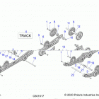 850 SWITCHBACK ASSAULT 144/INTL SC SELECT Suspension, rear - s20eec8rs  /  8re all options (...