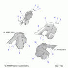 850 AXYS PRO-RMK 174 Body, side panels - s21ehk8rc all options (c601735...