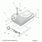 850 AXYS PRO RMK 174 3 Fuel system, fuel tank asm. - s20ehm8rs all option...