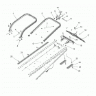 600 VOYAGEUR 144/INTL Body, bumper, rear, snowflap and taillight cover -...