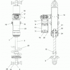 600 INDY 129 XCR SC SELECT Suspension, shock, ifs (7045299) - s20ekl6ps (6013...