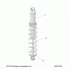 600 INDY SP 137 ES Suspension, shock, ifs - s20edb6psl (c601274)