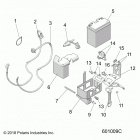 850 AXYS PRO-RMK 174 Electrical, battery  /  box and cables - s21ehk8rc...