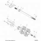 600 RMK 144 ES Drive train, jackshaft and driveshaft - s20eeg6psl...