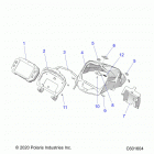 850 MATRYX SWITCHBACK ASSAULT 146/INTL (S21TLC8RS/8RE) Body, hood cap asm. - s21tlc8rs  /  8re all option...