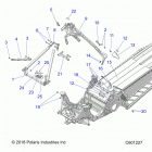 850 RMK KHAOS 155/INTL  (S21EFT8R/EFN8R) Chassis, chassis asm. and over structure - s21eft8...