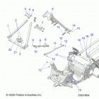 650 MATRYX INDY XC 129/INTL (S21TKP6RS/6RE) Chassis, chassis asm. and over structure - s21tkp6...