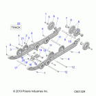 600 SWITCHBACK XCR ALL OPTIONS (S21DDL6PS) Suspension, rear and track - s21ddl6ps all options...