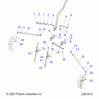 850 MATRYX SWITCHBACK ASSAULT 146/INTL (S21TLC8RS/8RE) Steering, lower - s21tlc8rs  /  8re all options (c...