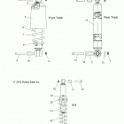 550 INDY 121 ES (S21CBA5BSL) Suspension, shocks - s21cba5bsl (49snowshockfront1...
