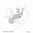 850 MATRYX SWITCHBACK ASSAULT 146/INTL (S21TLC8RS/8RE) Engine, oil bottle asm. - s21tlc8rs  /  8re all op...