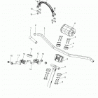 850 SKS 146/INTL SC SELECT ALL OPTIONS Steering, upper and handlebar asm. - s20els8rs  / ...