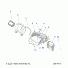 650 MATRYX INDY XC 129/INTL (S21TKP6RS/6RE) Body, hood cap asm. - s21tkp6rs  /  6re all option...