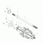 850 AXYS PRO-RMK 174 Drive train, jackshaft and driveshaft - s21ehk8rc ...
