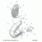 650 MATRYX SWITCHBACK ASSAULT 146/INT (S21TLC6RS/6RE) Engine, exhaust - s21tlc6rs  /  6re all options (c...