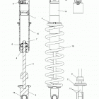 850 AXYS PRO-RMK 174 Suspension, shock, rear track (coil over) - s21ehk...