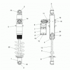 850 RMK KHAOS 155/INTL  (S21EFT8R/EFN8R) Suspension, shock, rear track - s21eft8r  /  efn8r...