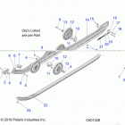 600 SWITCHBACK XCR ALL OPTIONS (S21DDL6PS) Suspension, rail asm. - s21ddl6ps all options (601...
