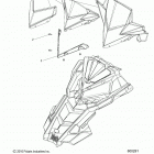 800 INDY XC 129 SC SELECT Body, windshield - s20ekp8ps all options (600291)