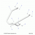 550 INDY 121 ES (S21CBA5BSL) Body, bumper, front - s21cba5bsl (c601782)