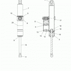 600 INDY 129 XCR SC SELECT Suspension, shock, rear track (7045297) - s20ekl6p...