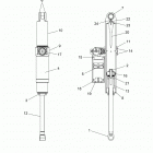 850 MATRYX SWITCHBACK ASSAULT 146/INTL (S21TLC8RS/8RE) Suspension, shock, rear track  - s21tlc8rs  /  8re...