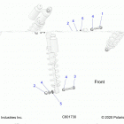 600 SWITCHBACK XCR ALL OPTIONS (S21DDL6PS) Suspension, ifs shocks mntg. - s21ddl6ps all optio...