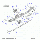 800 INDY XC 129 SC SELECT Suspension, rail, lh  /  rh - s20ekp8ps (c601160)