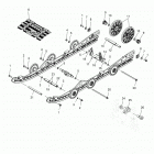 550 RMK EVO/ES/INTL ES Suspension, rear and track - s20ceu5bsa  /  bsl  /...