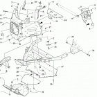 M 8000 MOUNTAIN CAT 162 BLACK [S2019M8HDEUSB] Front frame assembly [107055]