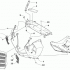 PANTERA 7000 XT LTD BLACK [S2019PTUWLUSB] Front fascia and center skid plate assembly [10626...