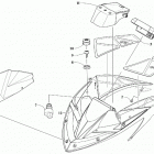 M 9000 KING CAT 162 BLACK [S2019M9XKCUSB] Windshield and instruments assemblies [106868]