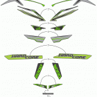 M 8000 HARDCORE 153 GREEN [S2019M8HE3USG] Decals [107312]