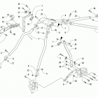 M 9000 KING CAT 162 BLACK [S2019M9XKCUSB] Steering support assembly [106865]