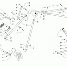 M 8000 MOUNTAIN CAT 162 BLACK [S2019M8HDEUSB] Steering support assembly [105241]