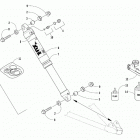 M 8000 SNO PRO 162 ORANGE [S2019M8HSEUSO] Front suspension shock absorber assembly [105227]