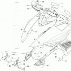 PANTERA 7000 XT LTD BLACK [S2019PTUWLUSB] Hood assembly [106820]