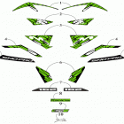 M 8000 SNO PRO 162 GREEN [S2019M8HSEUSG] Decals [107170]