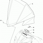 BEARCAT 7000 XT GRAY [S2019BCUWTUSU] Windshield and instruments assemblies [106791]
