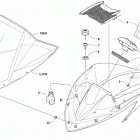 ZR 6000 ES 129 GREEN [S2019ZRDLXUSG] Windshield and instruments assemblies [107006]