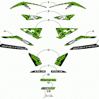 M 8000 SNO PRO 153 (3.0) GREEN [S2019M8HM3USG] Decals [107068]
