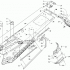 M 8000 MOUNTAIN CAT ES 162 BLACK [S2019M8HEDUSB] Tunnel and snowflap assembly [107283]