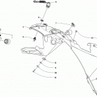 M 9000 KING CAT 162 BLACK [S2019M9XKCUSB] Console assembly [106869]