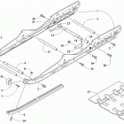 ZR 6000 R SX GREEN [S2019ACDPRUSG] Slide rail and track assembly [107473]