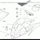 ZR 9000 LTD 137 iACT GREEN [S2019ZXXQSUSG] Windshield and instruments assemblies [106960]